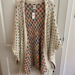 Anthropologie Colorful Cardigan/Sweater ONE SIZE